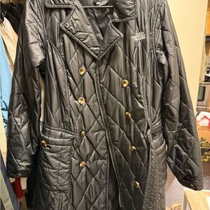 The North Face Women's Black Quilted Trench Coat
